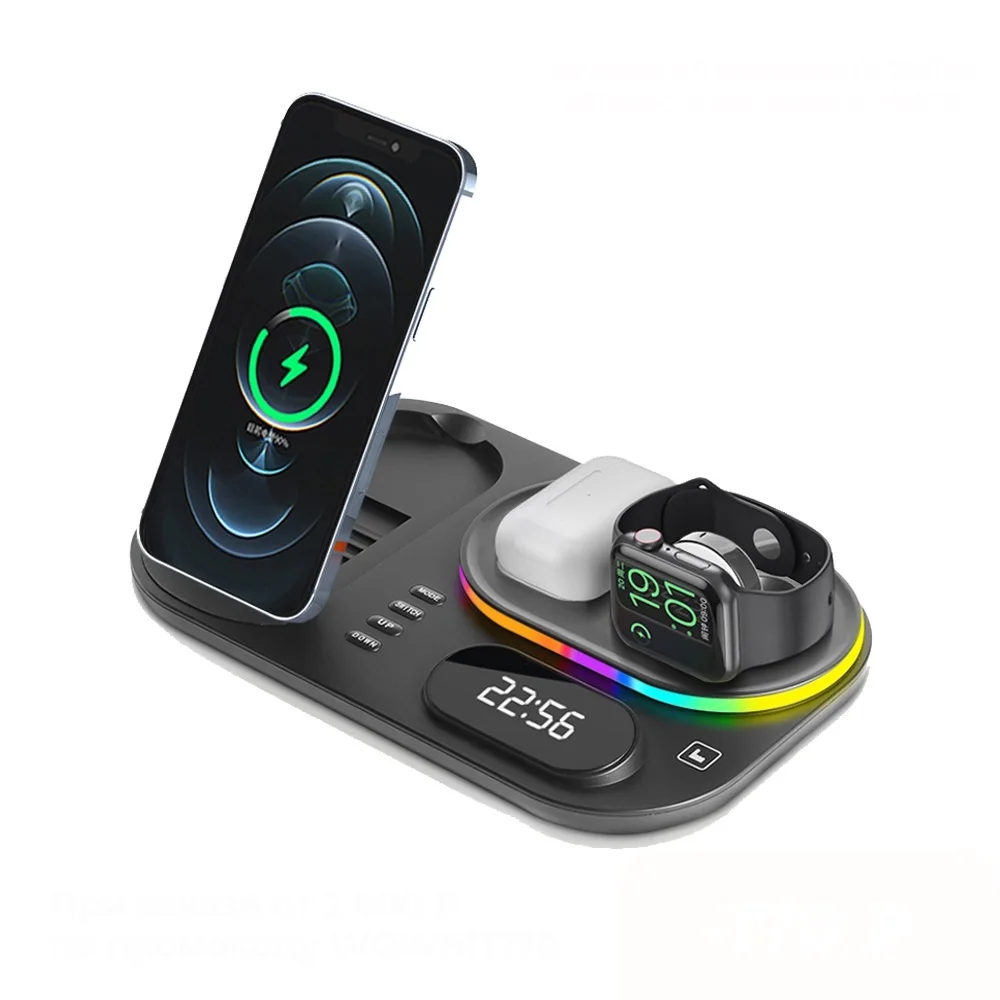 3 in 1 Wireless Charger Stand For iPhone13 Pro 12 Max Mini 30W Qi Fast Charging Dock Station For Apple Watch 7/ 6 AirPods Pro
3 in 1 Wireless Charger Stand For iPhone13 Pro 12 Max Mini 30W Qi Fast Charging Dock Station For Apple Watch 7/ 6 AirPods Pro