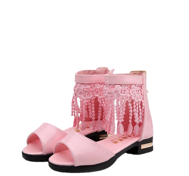 Детская обувь, сандалии для девочек, летняя модная обувь принцессы, Детская Студенческая обувь с мягкой подошвой, танцевальная обувь, модны... 
Детская обувь, сандалии для девочек, летняя модная обувь принцессы, Детская Студенческая обувь с мягкой подошвой, танцевальная обувь, модны...