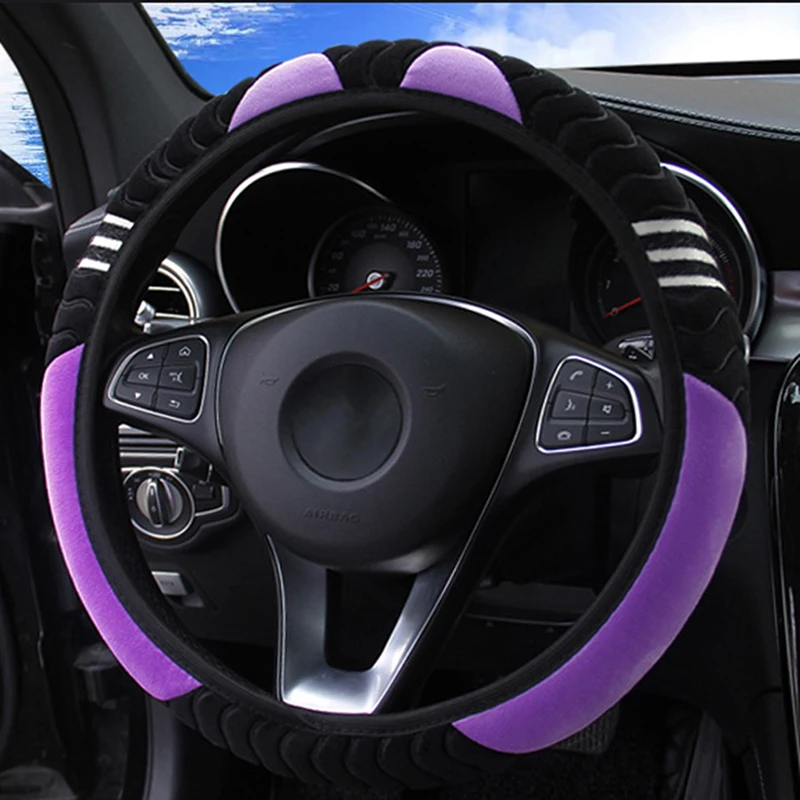15" Car Steering Wheel Cover 38 cm Elastic Warm Anti-slip Wheel Cover Car Styling Car Accessories for Women
15" Car Steering Wheel Cover 38 cm Elastic Warm Anti-slip Wheel Cover Car Styling Car Accessories for Women