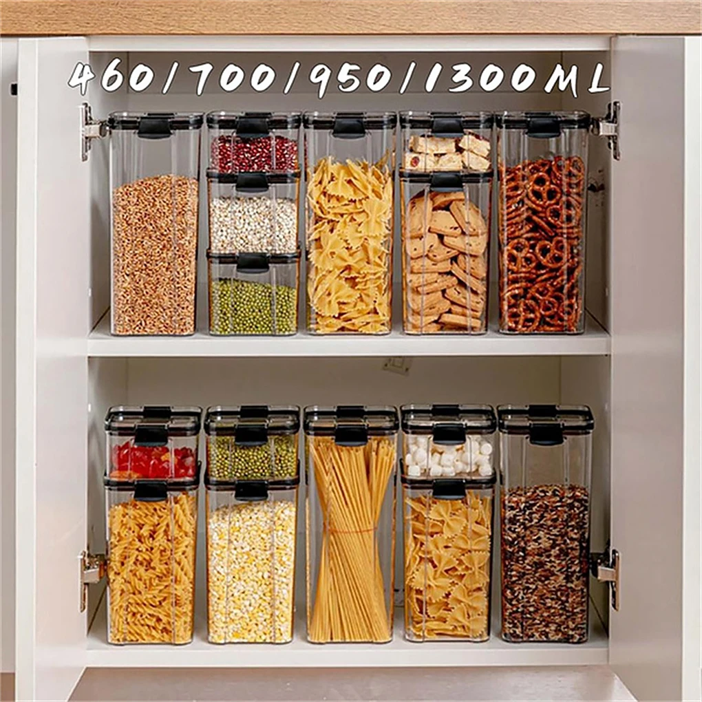 Food Container Plastic Storage Container Kitchen Storage Refrigerator Noodle Box Multi Grain Tank Transparent Sealed Cans
Food Container Plastic Storage Container Kitchen Storage Refrigerator Noodle Box Multi Grain Tank Transparent Sealed Cans