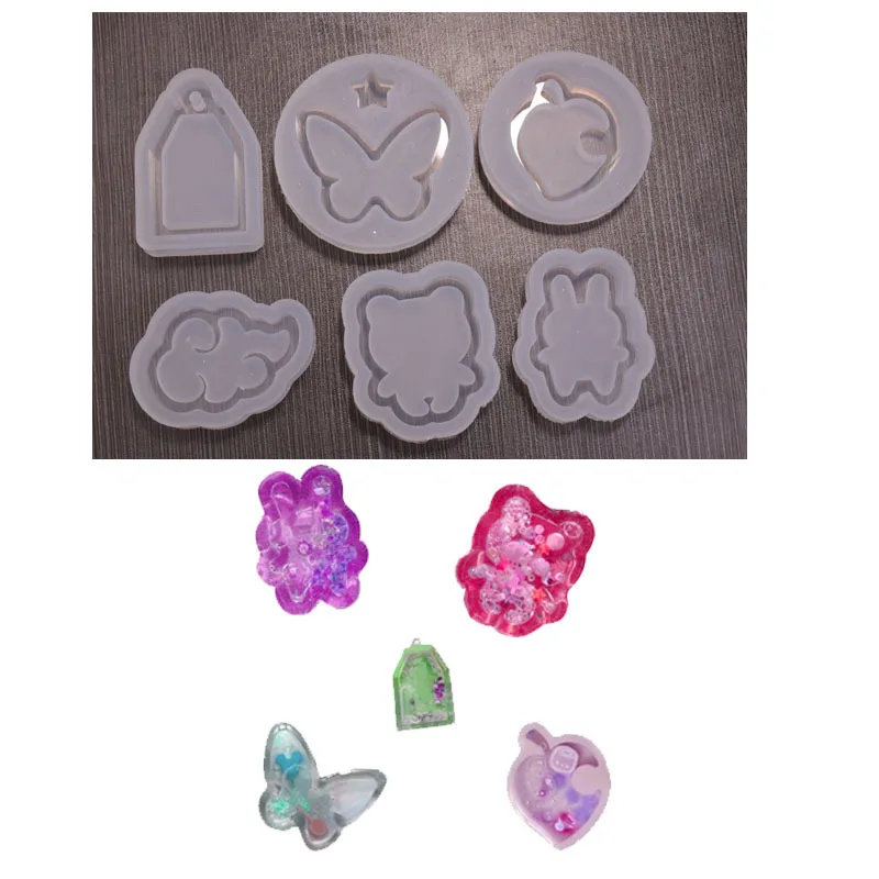 Silicone Mold DIY Jewelry Keychain Casting Tools Butterfly Peach Rabbit Lucky Cloud Quicksand Pendant Crystal Epoxy Resin Mold
Silicone Mold DIY Jewelry Keychain Casting Tools Butterfly Peach Rabbit Lucky Cloud Quicksand Pendant Crystal Epoxy Resin Mold