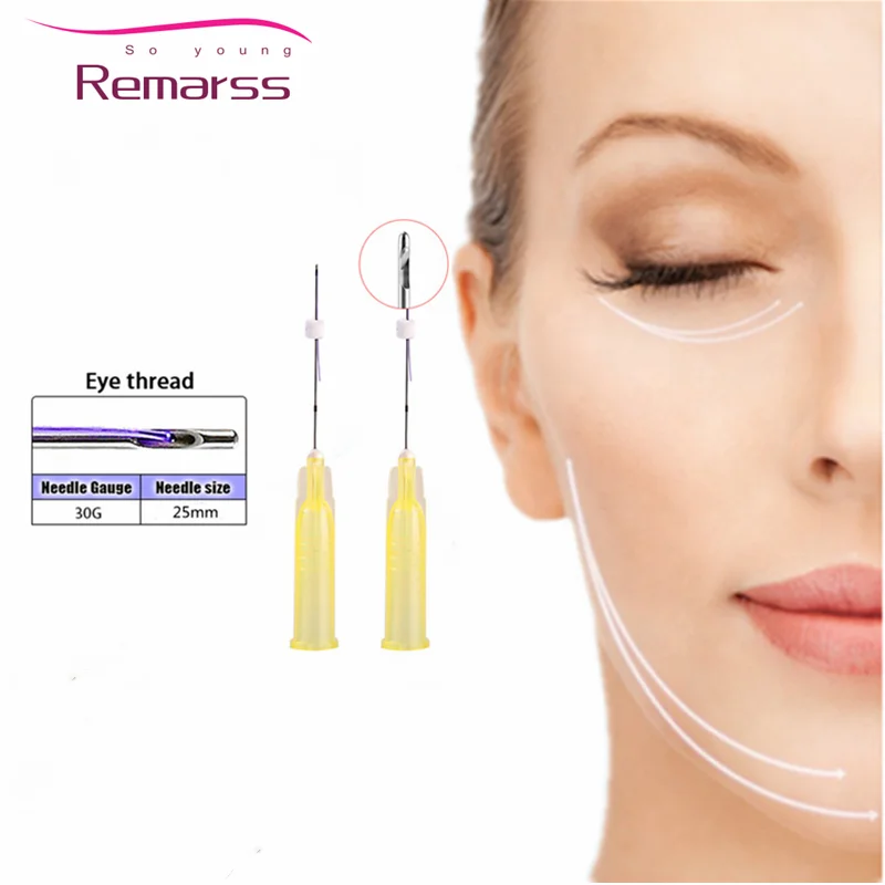 20Pcs PDO Mono Eye Thread Wrinkle Removal W Blunt Cannula 30G 25mm Absorbable Polydioxanone for Lifting
20Pcs PDO Mono Eye Thread Wrinkle Removal W Blunt Cannula 30G 25mm Absorbable Polydioxanone for Lifting