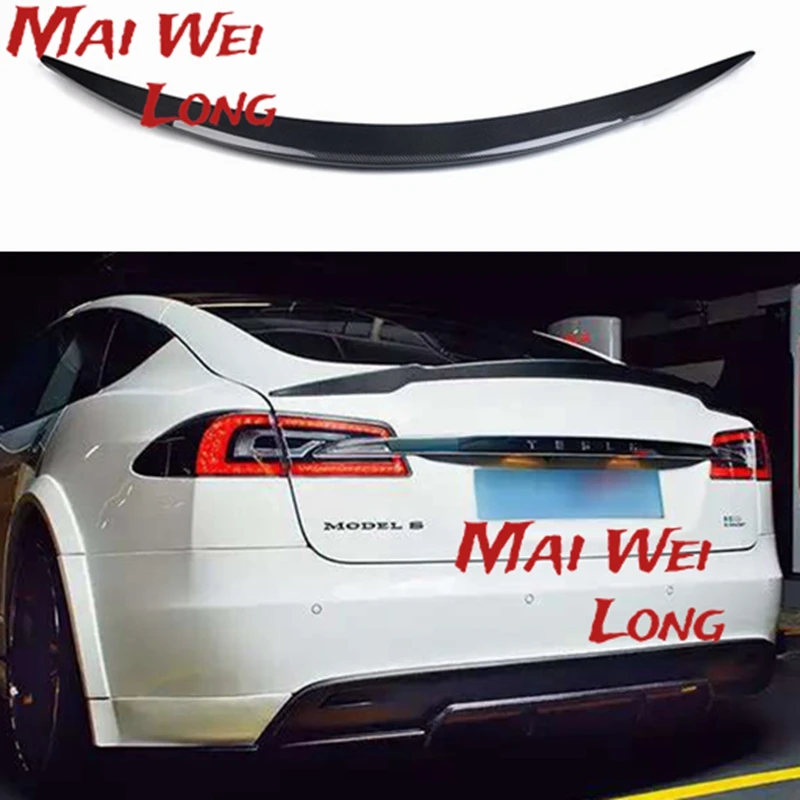 For Tesla Model S 2015-2017 Rear Wing Spoiler, Trunk Boot Wings Spoilers carbon fiber 3M Paste
For Tesla Model S 2015-2017 Rear Wing Spoiler, Trunk Boot Wings Spoilers carbon fiber 3M Paste