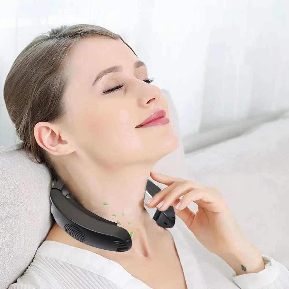 Portable Semiconductor Neck Hanging Fan USB Handheld Mute Colorful Atmospher LED Digital Display Leafless Mini Electric Fan
Portable Semiconductor Neck Hanging Fan USB Handheld Mute Colorful Atmospher LED Digital Display Leafless Mini Electric Fan