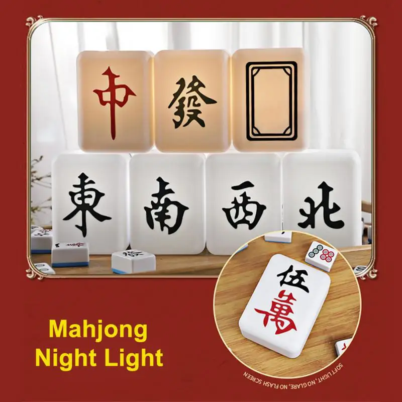 New Mahjong Night Light Bedroom LED Charging Light Adjustable Eye Protection Night Light Creative Gift For 2022 Home Decoration
New Mahjong Night Light Bedroom LED Charging Light Adjustable Eye Protection Night Light Creative Gift For 2022 Home Decoration