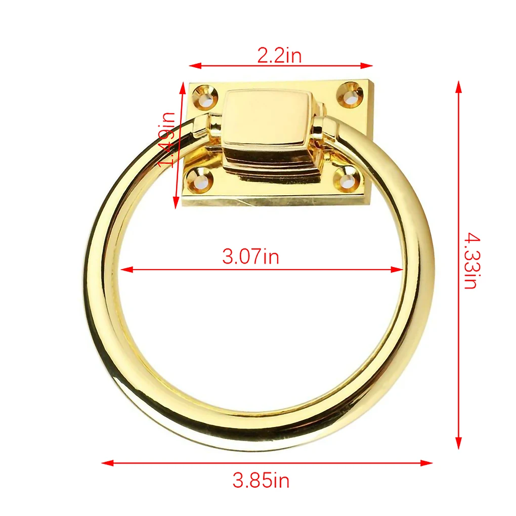 Door Knocker Stainless Steel Waterproof Door Knocker Ring Screws Drop Pull Ring for Home Shop
Door Knocker Stainless Steel Waterproof Door Knocker Ring Screws Drop Pull Ring for Home Shop
