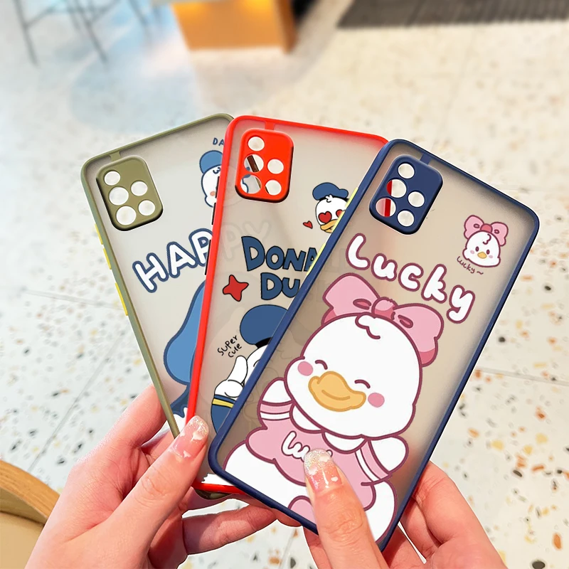 Donald Duck Cartoon Disney Case Phone For Samsung A23 A13 A73 A33 A53 A71 A52 A51 A32 A31 A30 A22 A21S A12 Frosted Translucent
Donald Duck Cartoon Disney Case Phone For Samsung A23 A13 A73 A33 A53 A71 A52 A51 A32 A31 A30 A22 A21S A12 Frosted Translucent