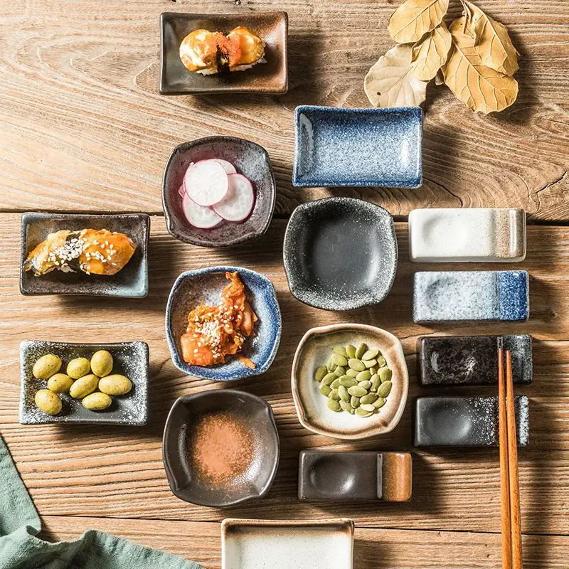 Japanese-style Ceramic Sauces Sushi Food Shops Dishes Creative Home Sauces Vinegar Dishes Plate
Japanese-style Ceramic Sauces Sushi Food Shops Dishes Creative Home Sauces Vinegar Dishes Plate