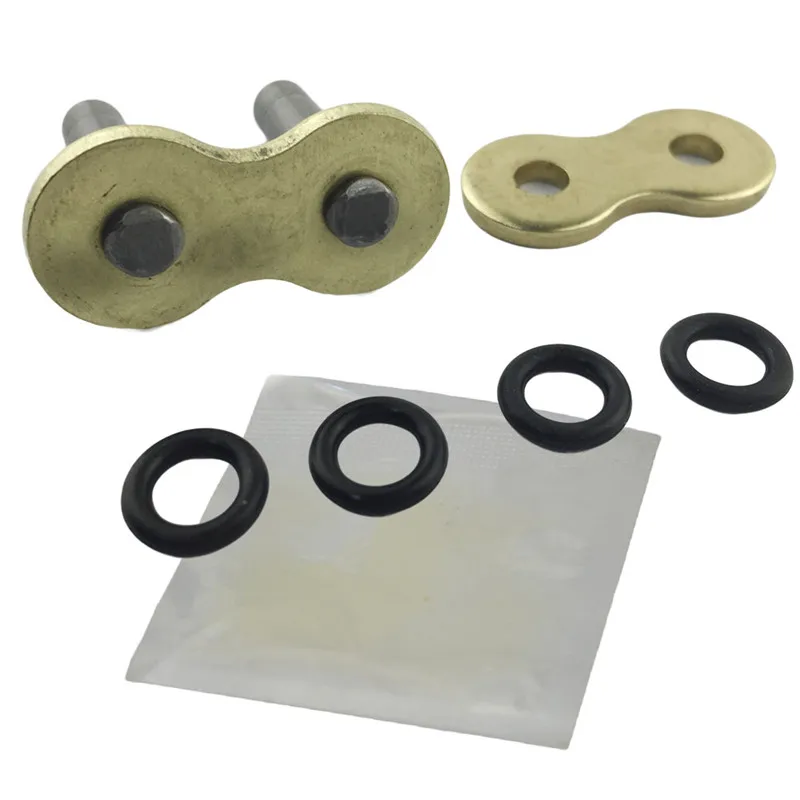 Motorcycle Chain Buckle 428 520 525 530 Connecting Shackle Chain Lock Chain Joint Gold Oil Seal Connecting Shackle
Motorcycle Chain Buckle 428 520 525 530 Connecting Shackle Chain Lock Chain Joint Gold Oil Seal Connecting Shackle
