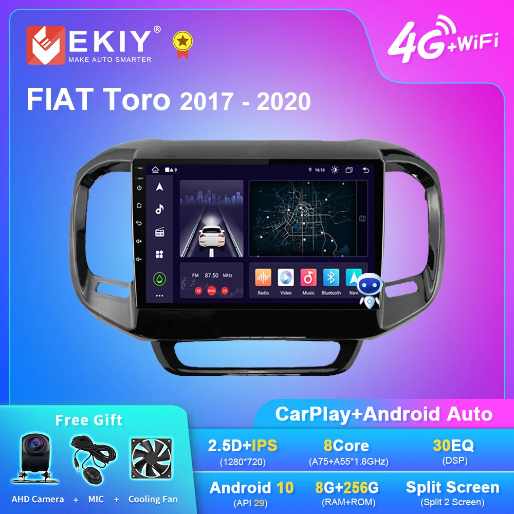 EKIY X7 Android 10.0 Car Radio For FIAT Toro 2017 - 2020 Stereo Multimedia Player Stereo GPS Navi DSP Carplay Auto No 2 Din DVD
EKIY X7 Android 10.0 Car Radio For FIAT Toro 2017 - 2020 Stereo Multimedia Player Stereo GPS Navi DSP Carplay Auto No 2 Din DVD