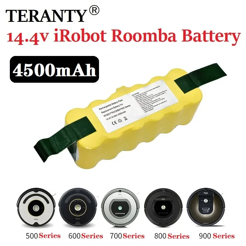 Upgrade Power 4.5A 14.4v Rechargeable Battery For iRobot Roomba 500 600 700 800 900 Series Vacuum Cleaner 770 780 570 560 650 R3
Upgrade Power 4.5A 14.4v Rechargeable Battery For iRobot Roomba 500 600 700 800 900 Series Vacuum Cleaner 770 780 570 560 650 R3
