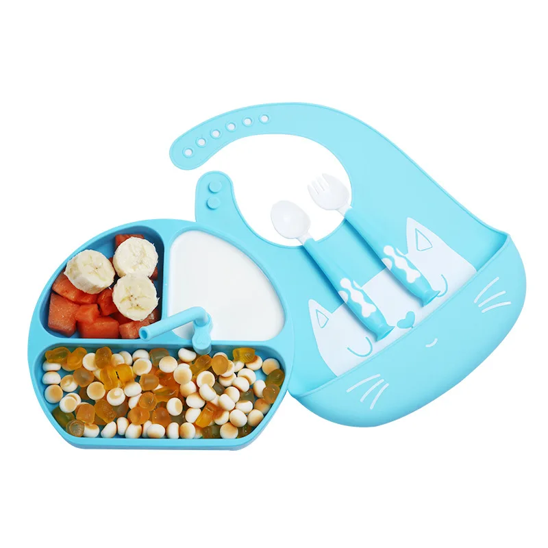 Cute Baby Household Silicone Dinner Plate Children's Tableware Grid Suction Cup Training Complementary Food Bowl Feeding Dishes
Cute Baby Household Silicone Dinner Plate Children's Tableware Grid Suction Cup Training Complementary Food Bowl Feeding Dishes