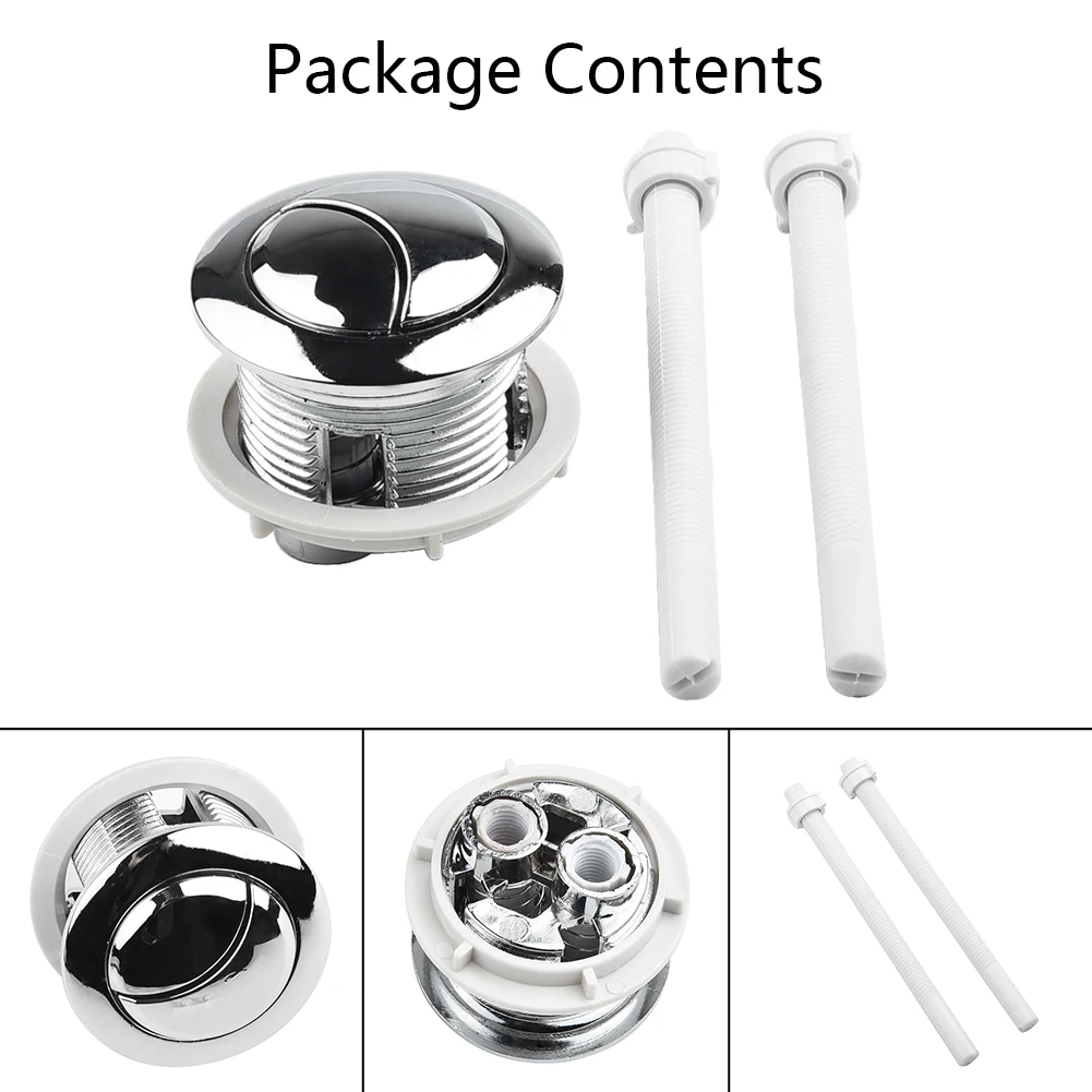38/48/58mm Dual Push Button Flush Toilet Water Tank Double Crescent Shape 2 Rods Bathroom Toilet Flush Button Replacement
38/48/58mm Dual Push Button Flush Toilet Water Tank Double Crescent Shape 2 Rods Bathroom Toilet Flush Button Replacement