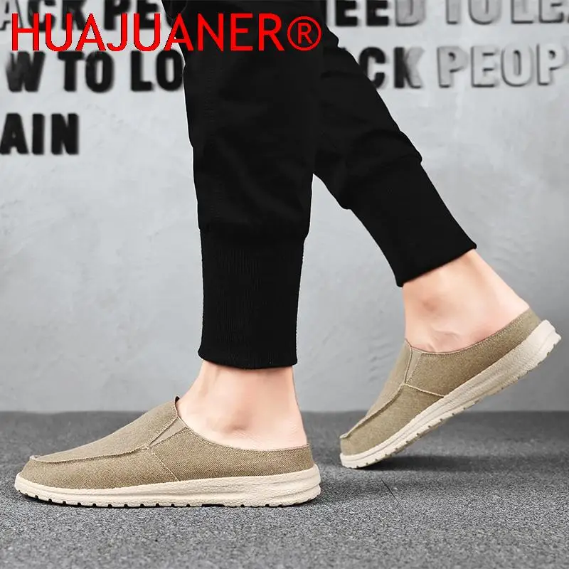 Fashion Canvas Men's Shoes Men Casual Mules Shoes Breathable Lightweight Male Footwear Sneakers Men Slippers Male Big Size 39-48
Fashion Canvas Men's Shoes Men Casual Mules Shoes Breathable Lightweight Male Footwear Sneakers Men Slippers Male Big Size 39-48