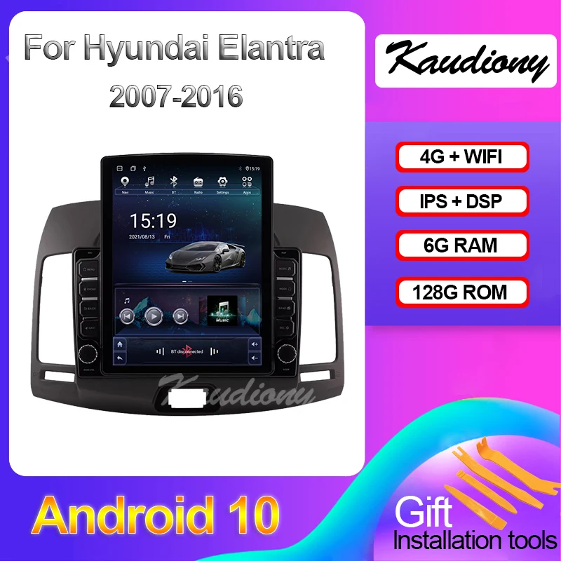 Kaudiony Tesla Style Android 11 For Hyundai Elantra Car DVD Multimedia Player Auto Radio GPS Navigation DSP 4G Stereo 2007-2016
Kaudiony Tesla Style Android 11 For Hyundai Elantra Car DVD Multimedia Player Auto Radio GPS Navigation DSP 4G Stereo 2007-2016