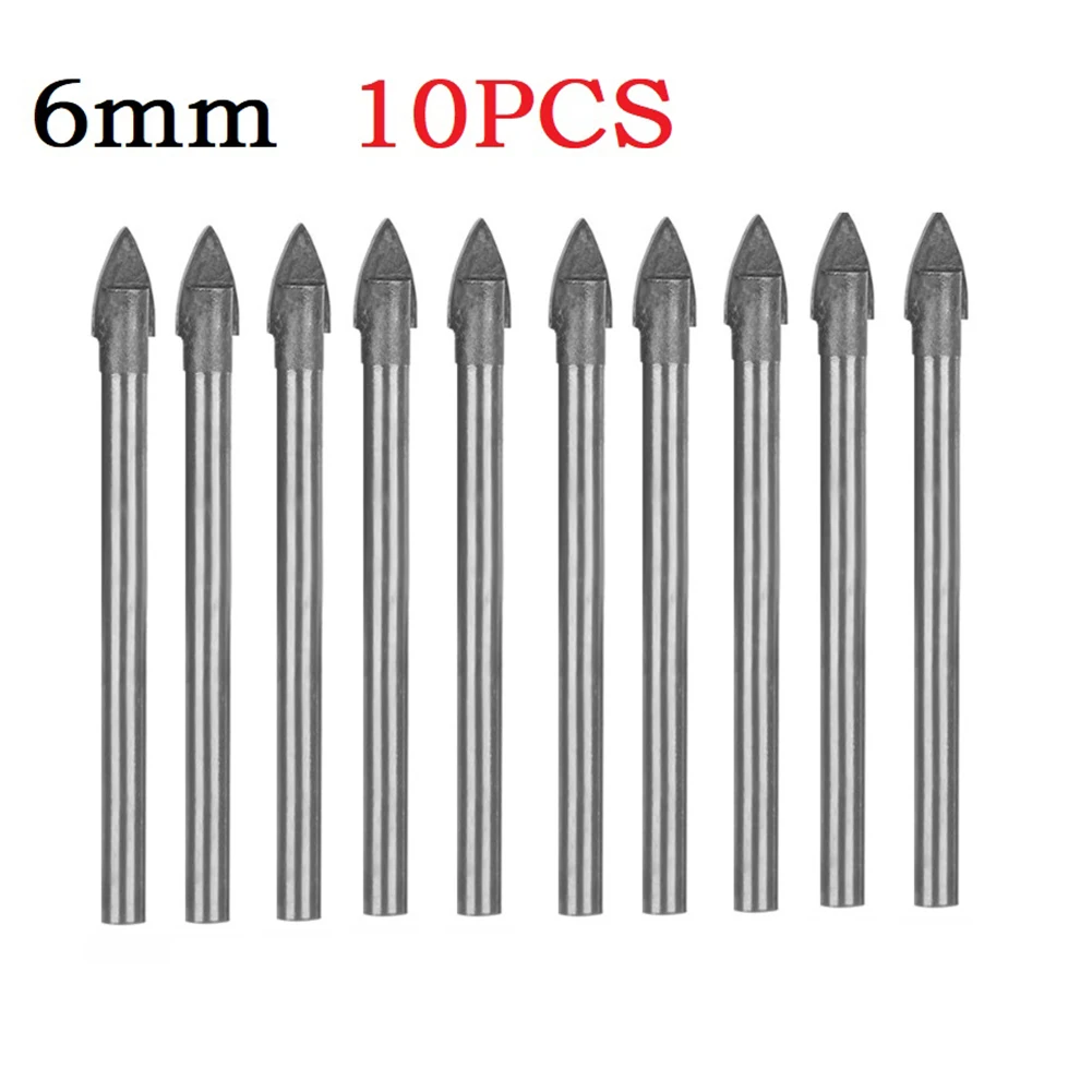 10PCS Drill Bits 3/4/5/6/8/10/12mm Tile Glass Drill Bit Tungsten Carbide Tipped Ceramic Tile Cutter Power Tool
10PCS Drill Bits 3/4/5/6/8/10/12mm Tile Glass Drill Bit Tungsten Carbide Tipped Ceramic Tile Cutter Power Tool