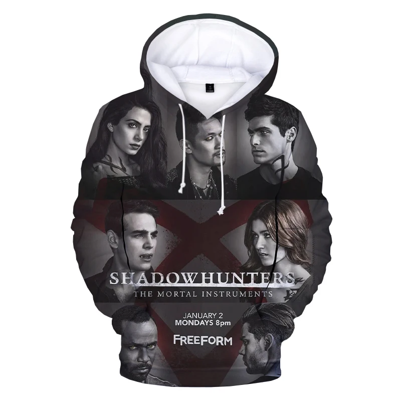 Мужские и женские толстовки с капюшоном Shadowhunters 3D, уличная одежда с принтом фильма в стиле Харадзюку, Модный повседневный крутой пуловер бол...
Мужские и женские толстовки с капюшоном Shadowhunters 3D, уличная одежда с принтом фильма в стиле Харадзюку, Модный повседневный крутой пуловер бол...