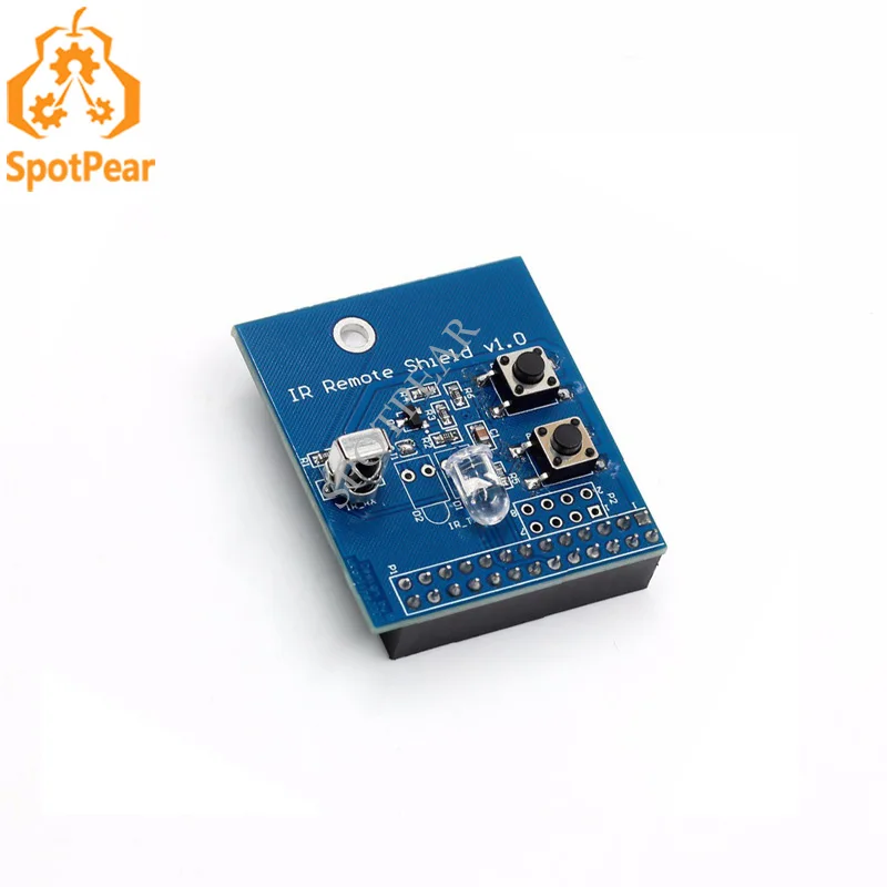 Raspberry Pi IR Remote Shield, receive and transmit, DIY dual IR transmitter
Raspberry Pi IR Remote Shield, receive and transmit, DIY dual IR transmitter