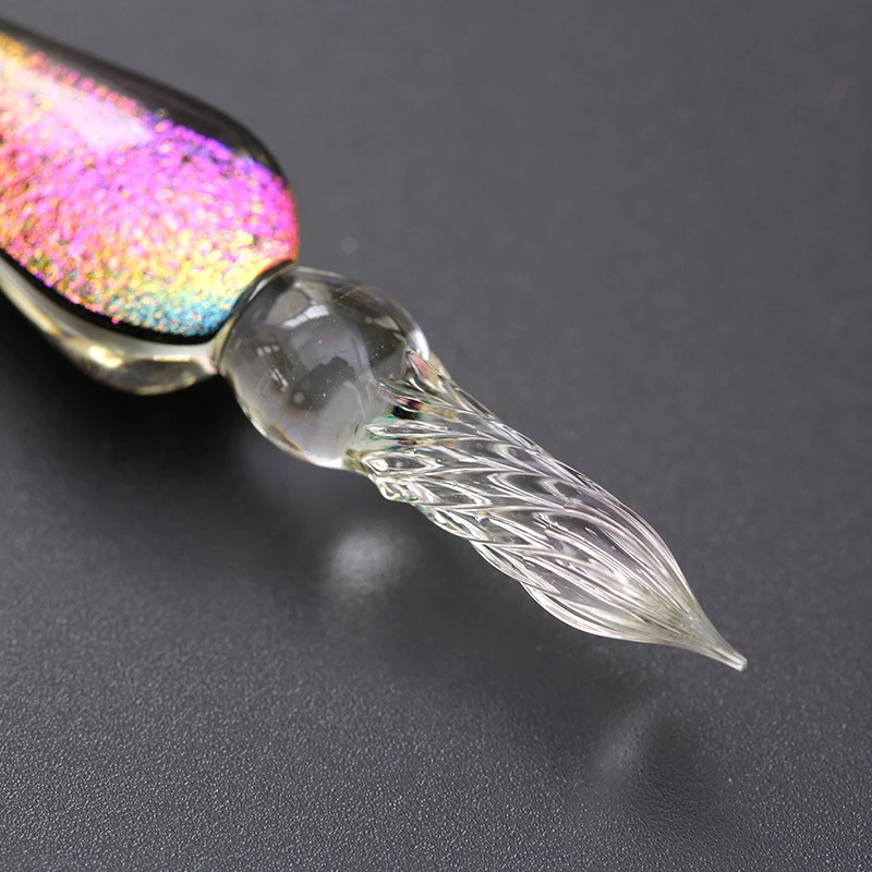 Crystal Starry Sky Glass Pen With Thread Design Increase Ink Adsorption for Beginners and Advanced Calligraphers
Crystal Starry Sky Glass Pen With Thread Design Increase Ink Adsorption for Beginners and Advanced Calligraphers