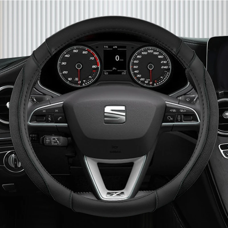 Чехлы рулевого колеса автомобиля 38 см ледяной шелк + кожа для SEAT Ibiza Exeo Ateca Altea Turedo Tarraco Toledo Arona Leon аксессуары
Чехлы рулевого колеса автомобиля 38 см ледяной шелк + кожа для SEAT Ibiza Exeo Ateca Altea Turedo Tarraco Toledo Arona Leon аксессуары