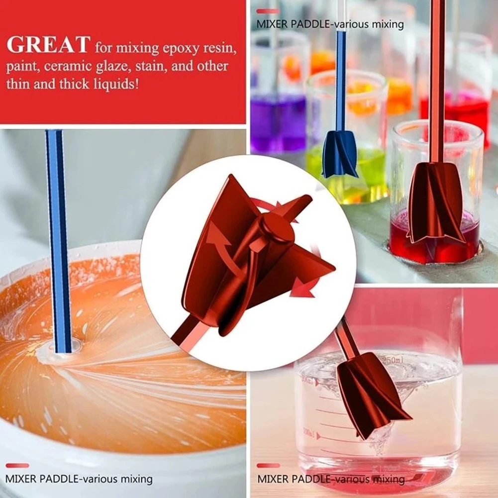 4Pcs Epoxy Mixer For Drill Paint Resin Mixer Epoxy Stirrers Plastic Resin Mixer For Paint,Concrete,Plaster Reusable Mixer
4Pcs Epoxy Mixer For Drill Paint Resin Mixer Epoxy Stirrers Plastic Resin Mixer For Paint,Concrete,Plaster Reusable Mixer