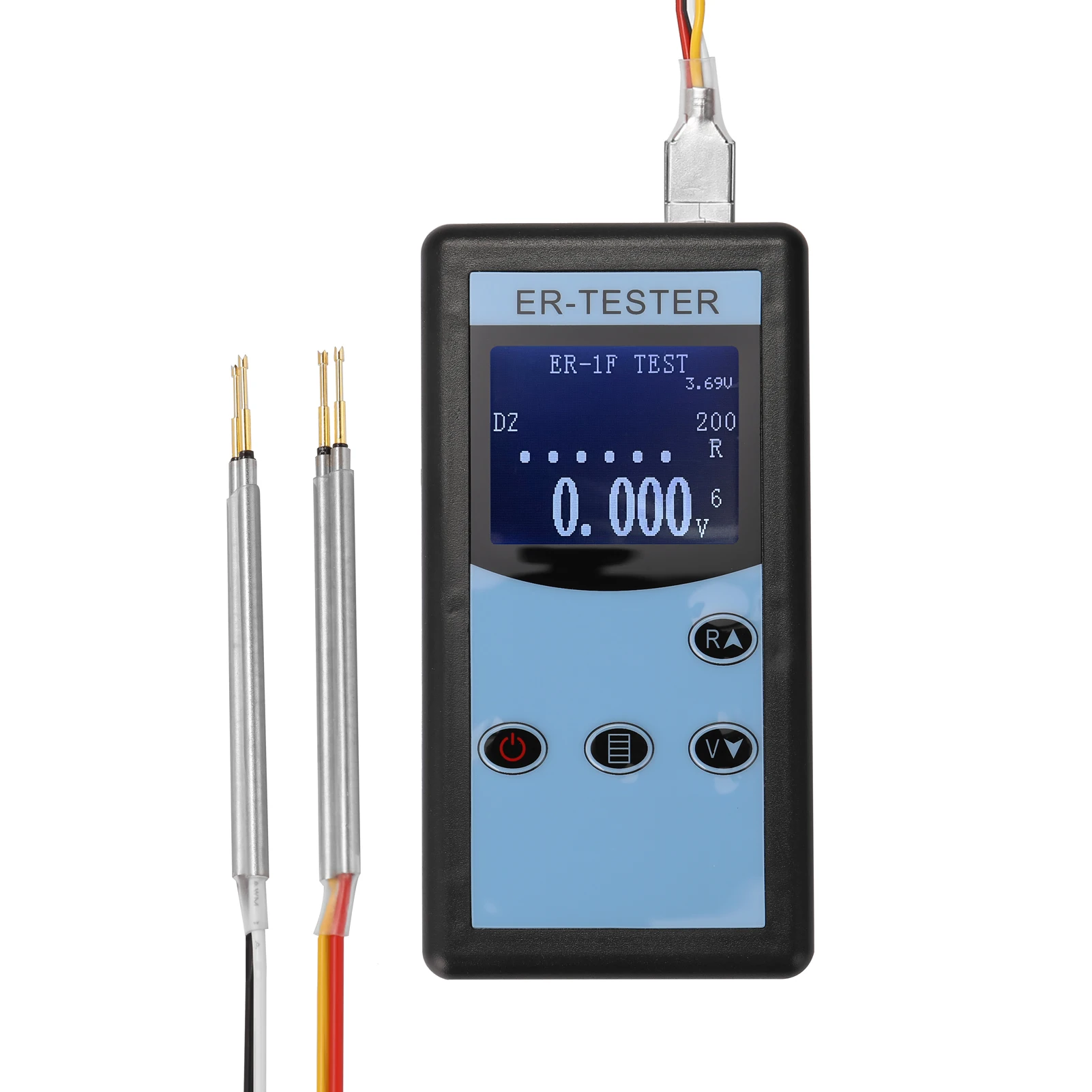 0.01mΩ~200Ω Battery Internal Resistance Tester Four-wire Battery Voltage Resistance Testing Lithium Nickel Hydrogen Phosphate
0.01mΩ~200Ω Battery Internal Resistance Tester Four-wire Battery Voltage Resistance Testing Lithium Nickel Hydrogen Phosphate