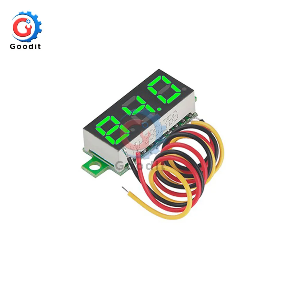 Gaqqee Цифровой вольтметр 0-100В
Gaqqee Цифровой вольтметр 0-100В