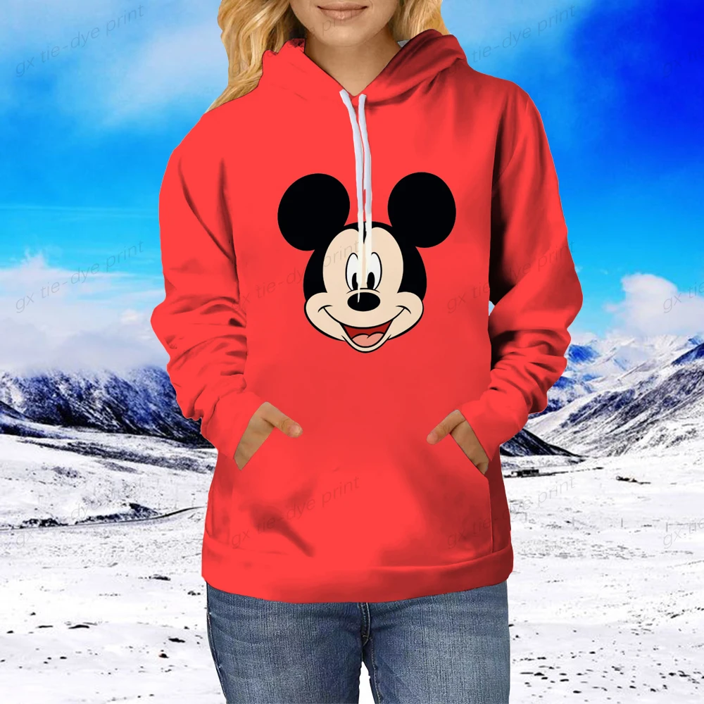 Women Sweatshirt Jacket Clothes Hoodies Women's Pockets Long Sleeve Pullovers Disney Minnie Mickey Mouse Female Tops
Women Sweatshirt Jacket Clothes Hoodies Women's Pockets Long Sleeve Pullovers Disney Minnie Mickey Mouse Female Tops