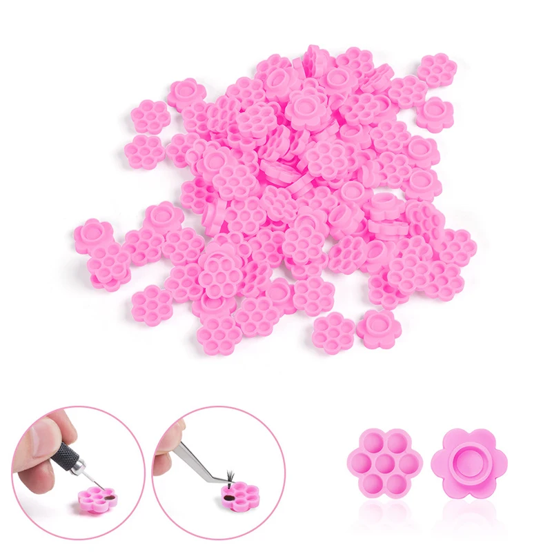 100 Pcs Flower Beauty Eyelash Extension Glue Cups Pink Delay Cup Grafting Eyelash Makeup Tool Tattoo Adhesive Pigment Cups
100 Pcs Flower Beauty Eyelash Extension Glue Cups Pink Delay Cup Grafting Eyelash Makeup Tool Tattoo Adhesive Pigment Cups