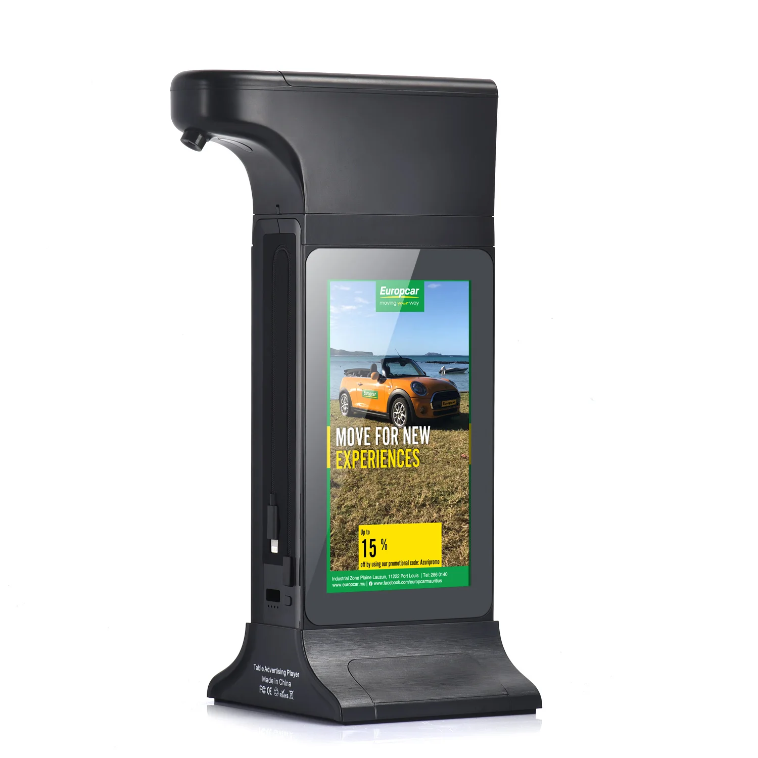 New Arrival Automatic Sanitizer soap Dispenser with Display Automatic Hand Sanitizer Display Advertising player
New Arrival Automatic Sanitizer soap Dispenser with Display Automatic Hand Sanitizer Display Advertising player
