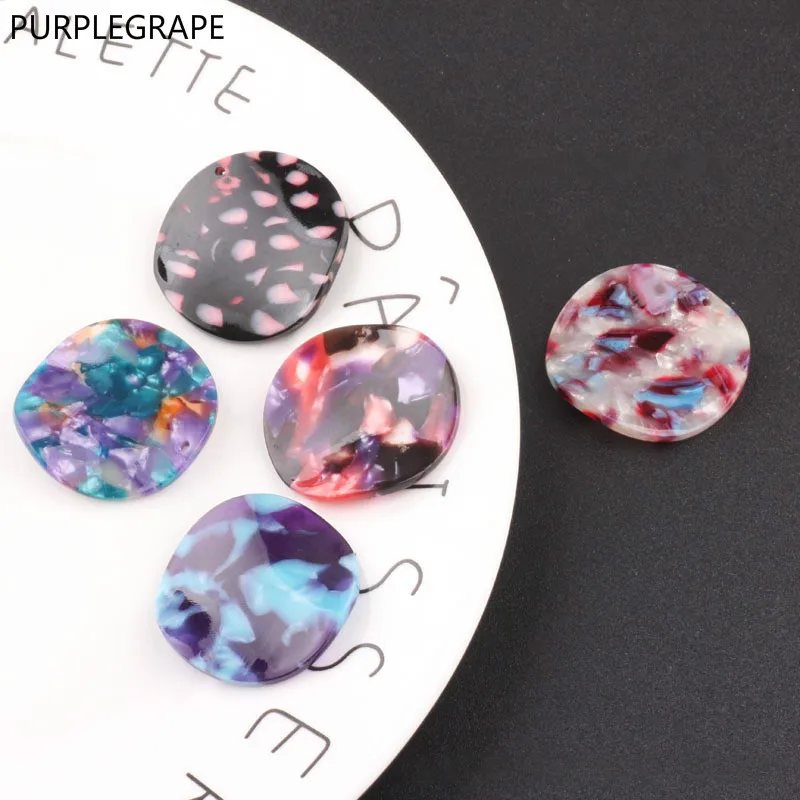 DIY Jewelry Accessories Japan and South Korea Acetate Wave Harajuku Round with Hole Round Earrings Material Pendant 4pcs
DIY Jewelry Accessories Japan and South Korea Acetate Wave Harajuku Round with Hole Round Earrings Material Pendant 4pcs