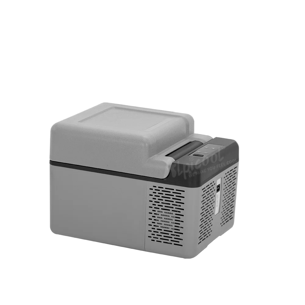 C12 small 12v dc compressor easy carry mini fridge refrigerator electronic control 12L car cooler for road trip and camping
C12 small 12v dc compressor easy carry mini fridge refrigerator electronic control 12L car cooler for road trip and camping