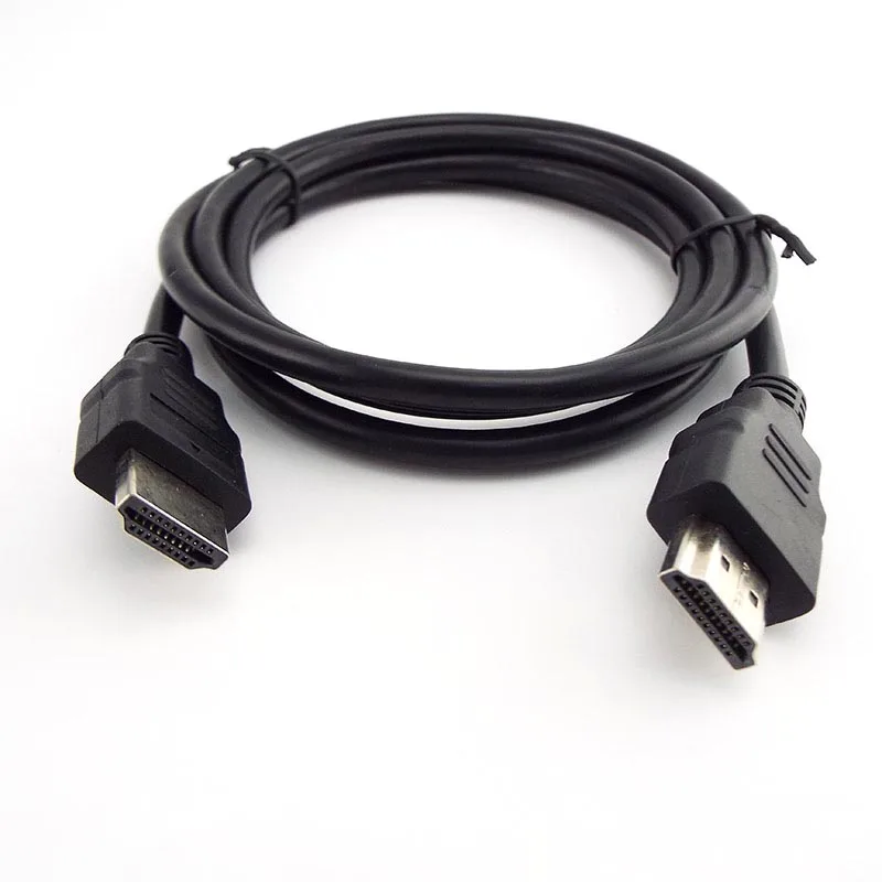 1.5M Version 1.4 HDMI-compatible Cable HD 720 1080P Connector Adapter Wire PC TV Black |