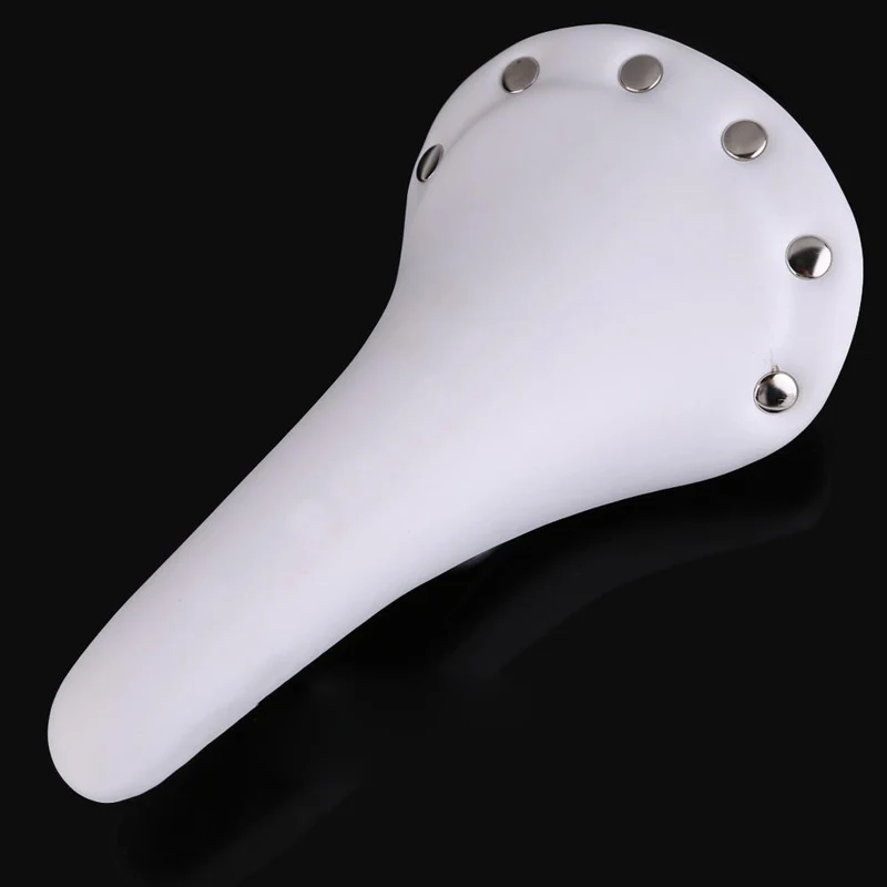 Pad Seat Rivet Saddle PU Comfort Antishock Gear Pure MTB 7Colors Fixie Riveted Bike Brown Cushion Leather Soft Fixed
Pad Seat Rivet Saddle PU Comfort Antishock Gear Pure MTB 7Colors Fixie Riveted Bike Brown Cushion Leather Soft Fixed