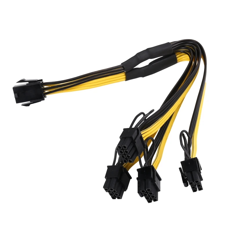 Pcie GPU 6Pin 1 до 4 Way 6 + 2Pin расширение "Мама-папа" Cable PCI-E графическая карта 6Pin до 8Pin порт питания
Pcie GPU 6Pin 1 до 4 Way 6 + 2Pin расширение "Мама-папа" Cable PCI-E графическая карта 6Pin до 8Pin порт питания