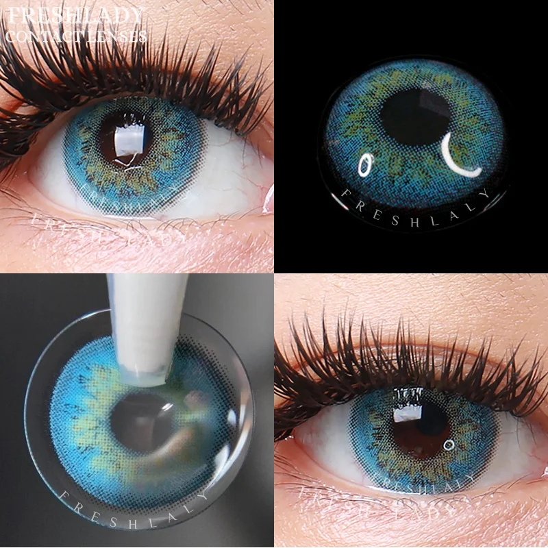 UYAAI 1Pair Russian Girl Lens Myopia Color Contact Lenses Beautiful Pupils Natural Blue Colored Contact Lens With Diopters
UYAAI 1Pair Russian Girl Lens Myopia Color Contact Lenses Beautiful Pupils Natural Blue Colored Contact Lens With Diopters