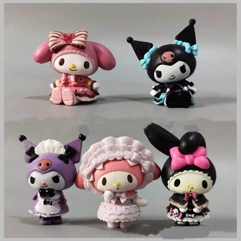 Kawaii Sanrios MyMelody Kuromi Cartoon Anime Tea Party Capsule Doll Model DIY Hand-made Cake Baking Cute Ornament Finished Goods
Kawaii Sanrios MyMelody Kuromi Cartoon Anime Tea Party Capsule Doll Model DIY Hand-made Cake Baking Cute Ornament Finished Goods