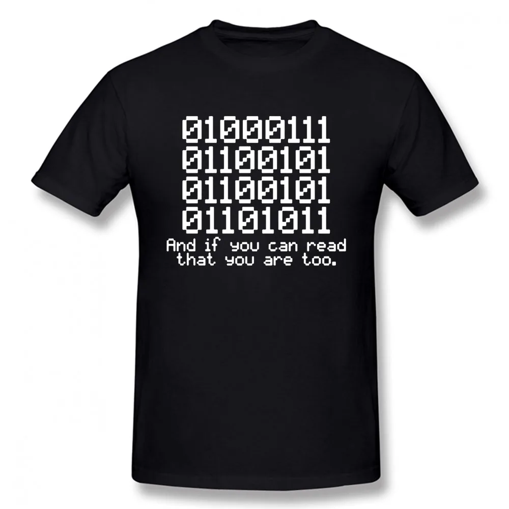 Summer New 0100 Binary and If You Can Read That Programmer Coder T Shirt Men Short Sleeve Printed Cotton Cartoon T-shirt Tops
Summer New 0100 Binary and If You Can Read That Programmer Coder T Shirt Men Short Sleeve Printed Cotton Cartoon T-shirt Tops