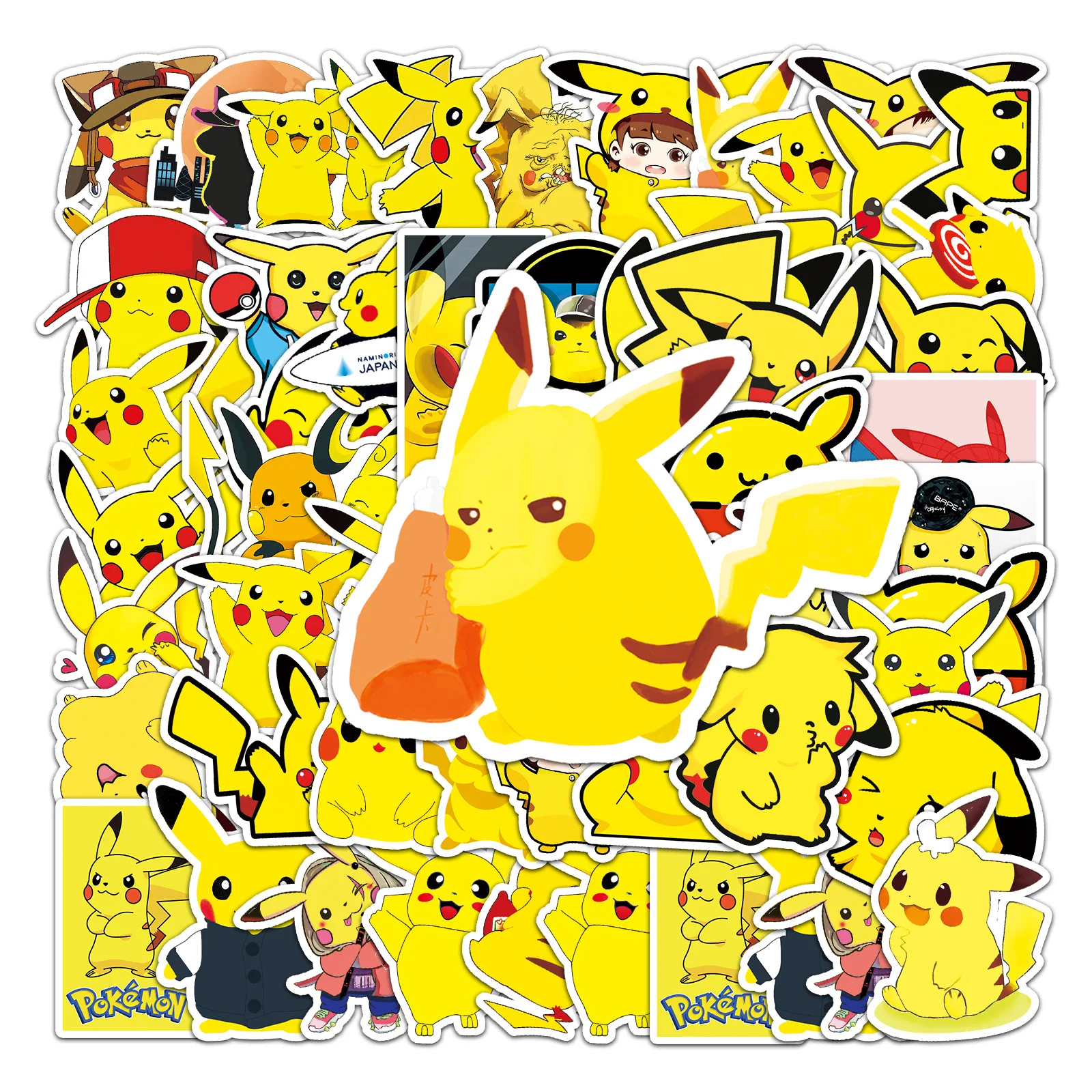 54 Pikachu Suitcase Waterproof Self-adhesive Stickers Trolley Box Car Stickers Waterproof Removable Graffiti Stickers
54 Pikachu Suitcase Waterproof Self-adhesive Stickers Trolley Box Car Stickers Waterproof Removable Graffiti Stickers