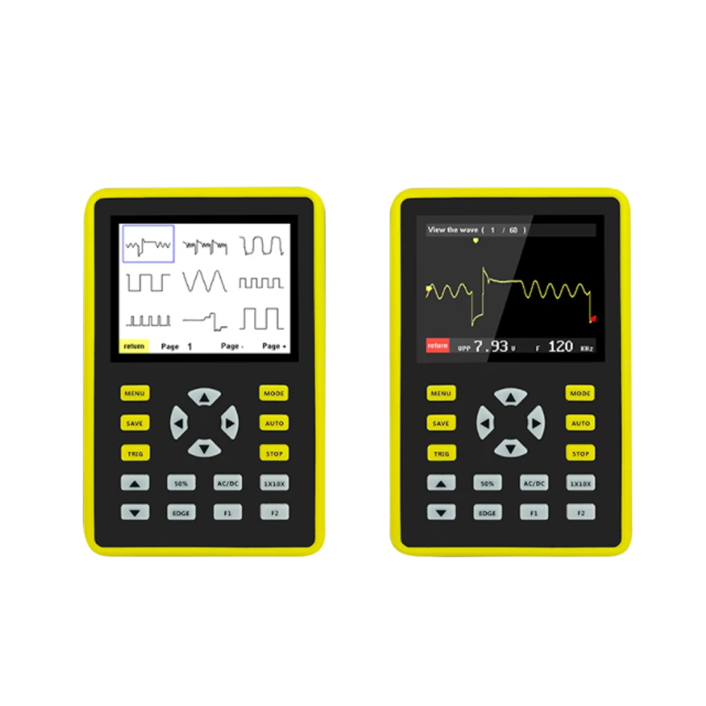 FNIRSI-1C15 Professional Digital Oscilloscope 500MS/s Sampling Rate 100MHz Analog Bandwidth Support Signal Generator Handheld
FNIRSI-1C15 Professional Digital Oscilloscope 500MS/s Sampling Rate 100MHz Analog Bandwidth Support Signal Generator Handheld