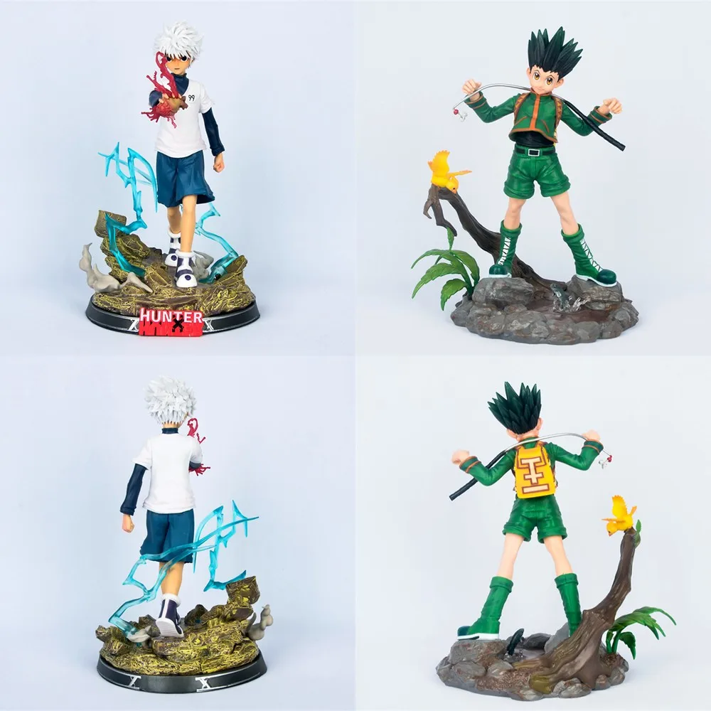 Hunter X Hunter 28 см Killua Zoldyck Gon фигурка фриксса с основанием, фигурка охотника за карьерой, аниме, детские подарки
Hunter X Hunter 28 см Killua Zoldyck Gon фигурка фриксса с основанием, фигурка охотника за карьерой, аниме, детские подарки