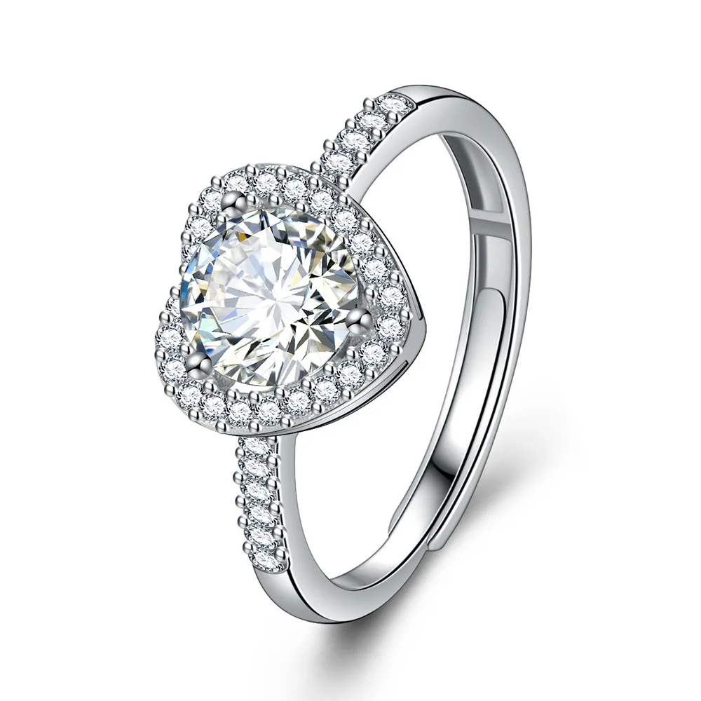 Fashion Ins Design 925 Sterling Silver Heart Shape Pave CZ Adjustable Rings For Women 2022 White Gold Engagement Jewelry
Fashion Ins Design 925 Sterling Silver Heart Shape Pave CZ Adjustable Rings For Women 2022 White Gold Engagement Jewelry