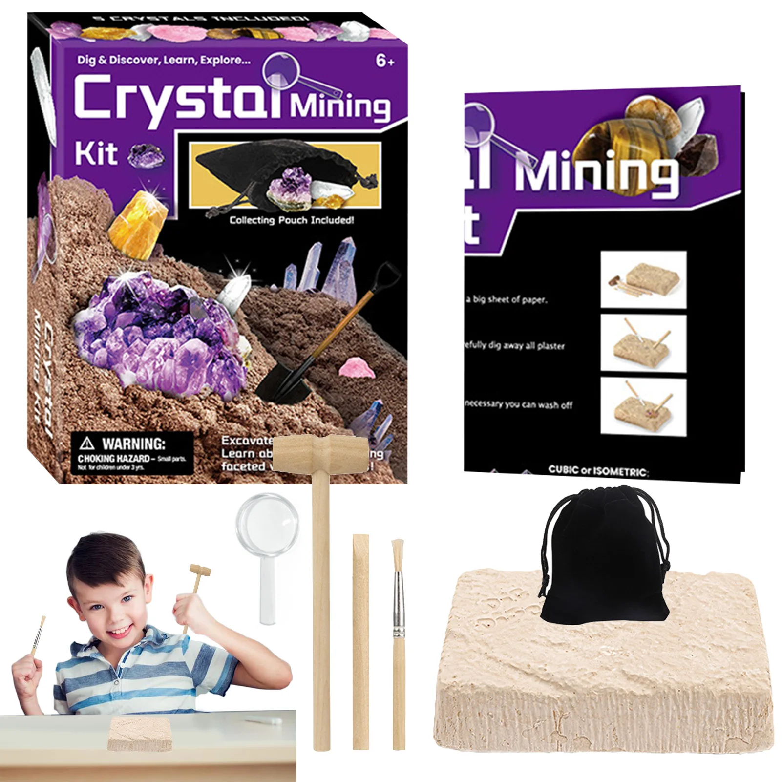 Innovative Crystal Excavation Kit Mining Crystal Gems Archaeology DIY Dig Set For Kids Geology STEM Toys Excavation Kit For
Innovative Crystal Excavation Kit Mining Crystal Gems Archaeology DIY Dig Set For Kids Geology STEM Toys Excavation Kit For