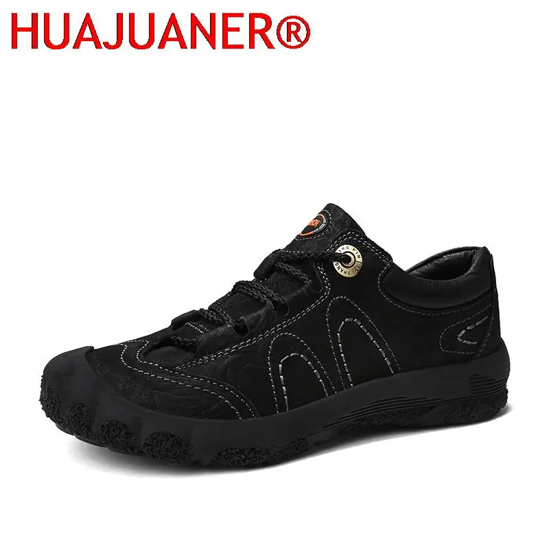Fashion Men Genuine Leather Boots Men's Outdoor Hiking Shoes High Quality Male Comfortable Lace-up Leisure Walk Luxury Footwear
Fashion Men Genuine Leather Boots Men's Outdoor Hiking Shoes High Quality Male Comfortable Lace-up Leisure Walk Luxury Footwear