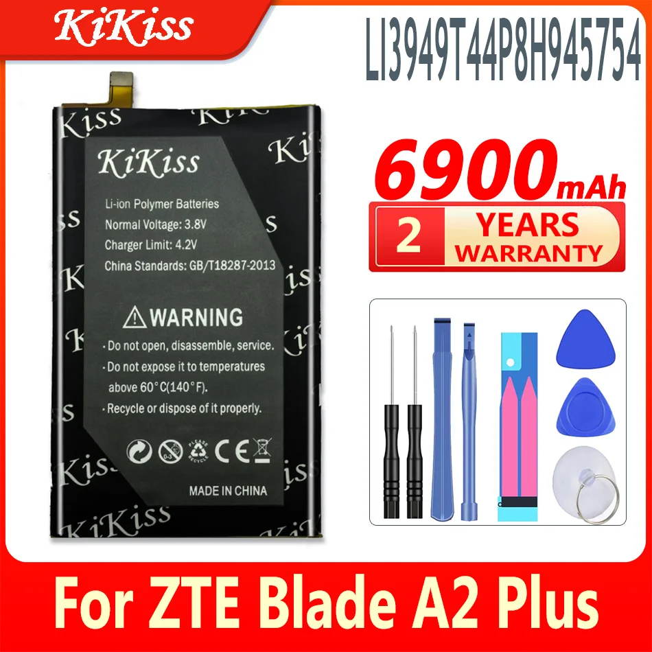6900mAh Li3949T44P8h945754 Battery For ZTE Blade A2 Plus A2+ BV0730 A2Plus / For ZTE Blade A610 Plus A610+ Smart Phone Battery
6900mAh Li3949T44P8h945754 Battery For ZTE Blade A2 Plus A2+ BV0730 A2Plus / For ZTE Blade A610 Plus A610+ Smart Phone Battery