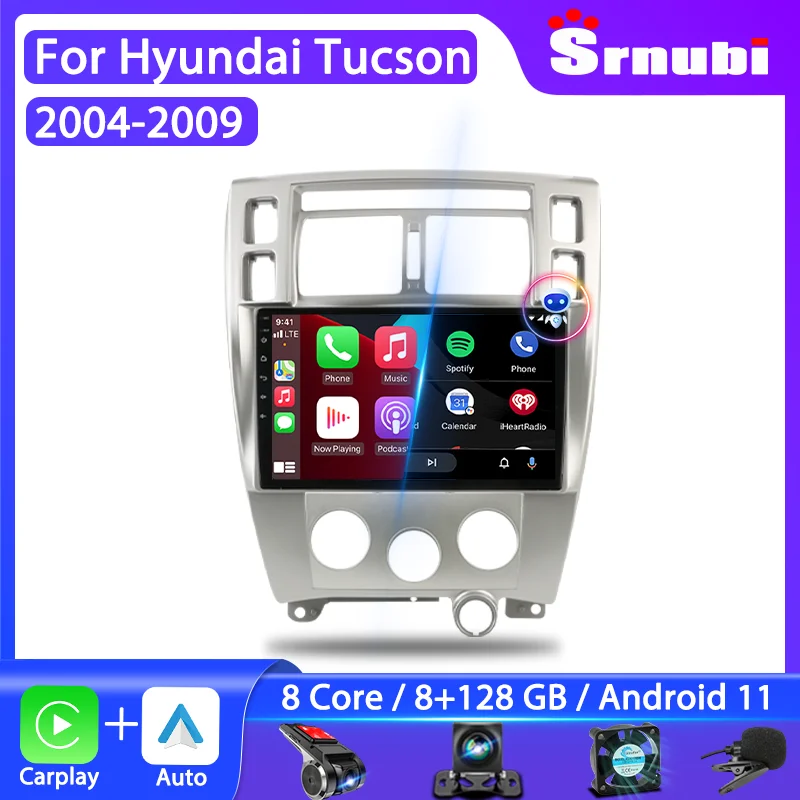 Srnubi Android 2Din Автомагнитола для Hyundai Tucson 2004 - 2009 мультимедийный плеер Навигация стерео автоголовное устройство Carplay колонки
Srnubi Android 2Din Автомагнитола для Hyundai Tucson 2004 - 2009 мультимедийный плеер Навигация стерео автоголовное устройство Carplay колонки