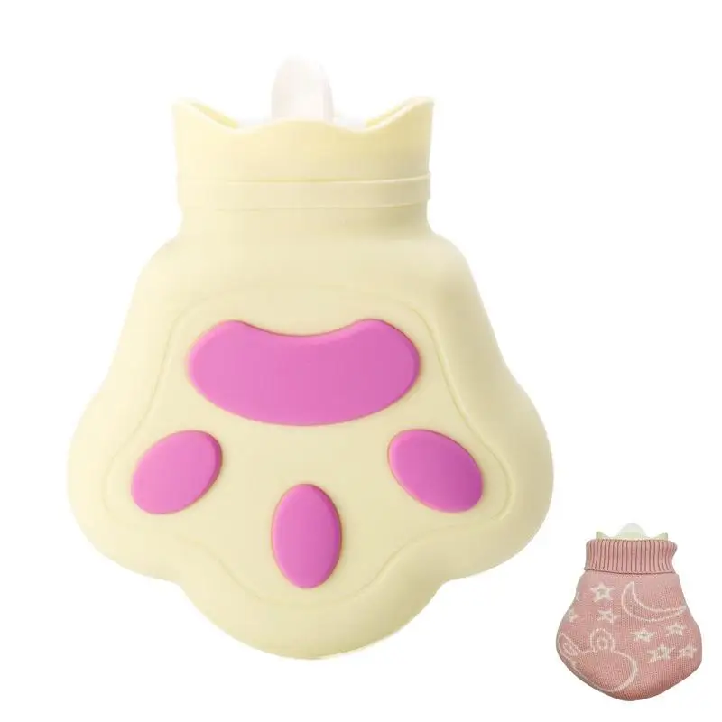 Hot Water Bag Silicone Hot Water Bag With Soft Plush CoverWinter Hand Feet Warmer For Menstrual Cramps And Neck
Hot Water Bag Silicone Hot Water Bag With Soft Plush CoverWinter Hand Feet Warmer For Menstrual Cramps And Neck