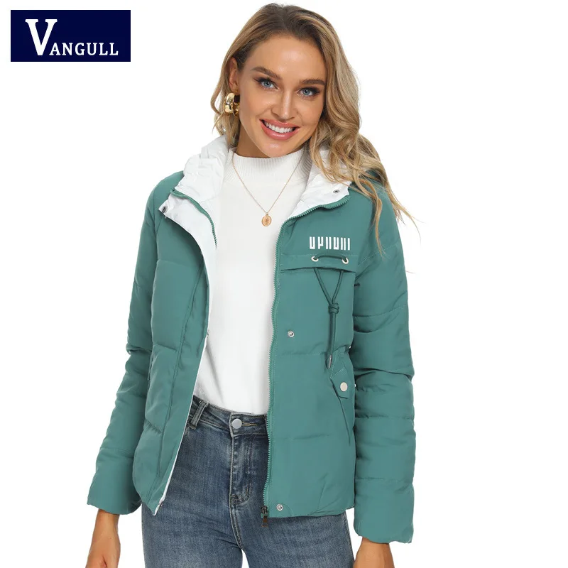 New Hooded Thick Cotton Padded Coat Vangull Fashion Green Jacket Women Parkas Winter Female Long Sleeve Slim Warm Ladies Outwear
New Hooded Thick Cotton Padded Coat Vangull Fashion Green Jacket Women Parkas Winter Female Long Sleeve Slim Warm Ladies Outwear