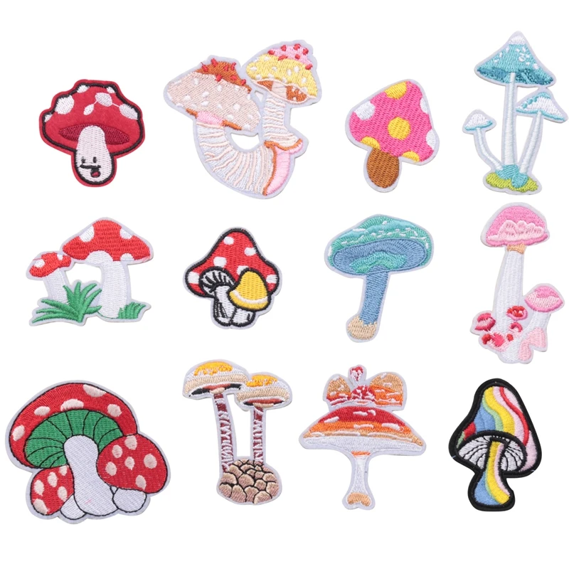 12Pcs Mushroom Patches Iron On For Clothing Pants Shoes Curtain, DIY Mushroom Embroidery Patch Sewing Craft Decoration
12Pcs Mushroom Patches Iron On For Clothing Pants Shoes Curtain, DIY Mushroom Embroidery Patch Sewing Craft Decoration