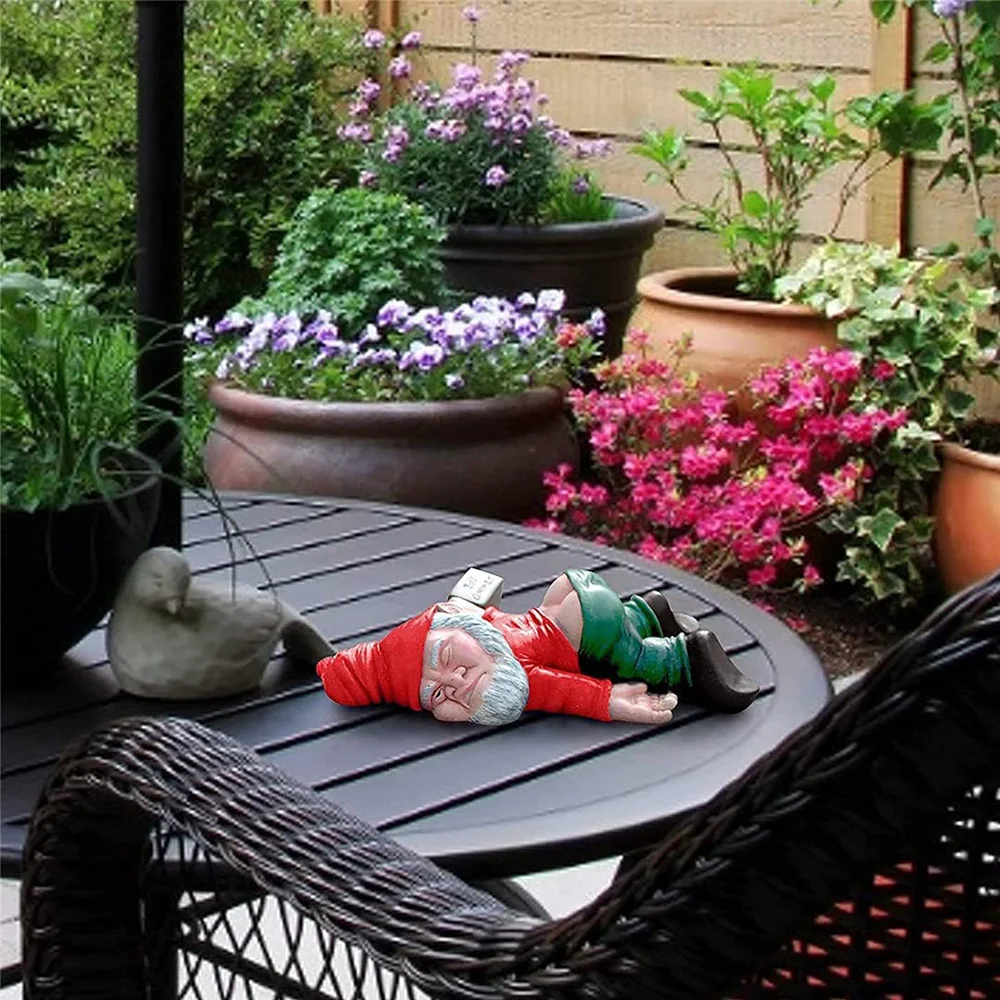 Mini Funny Drunk Garden Dwarf Statue Creative Decoration Home Yard Statues Sculpture Resin Crafts Ornaments Decor Accessories
Mini Funny Drunk Garden Dwarf Statue Creative Decoration Home Yard Statues Sculpture Resin Crafts Ornaments Decor Accessories